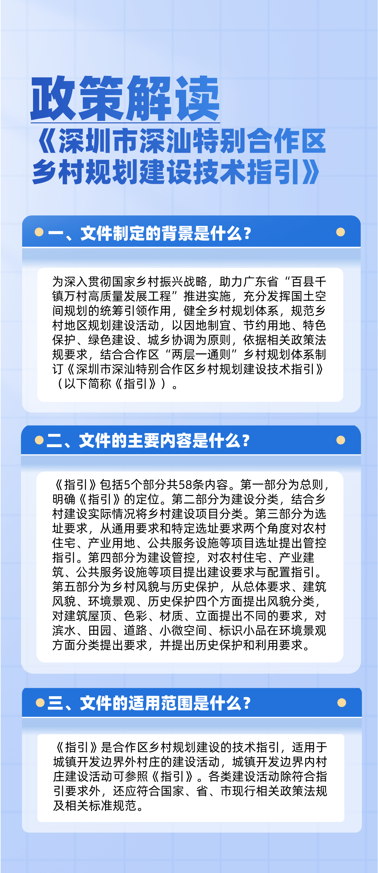 《深圳市深汕特别合作区乡村规划建设技术指引》政策解读文件.png